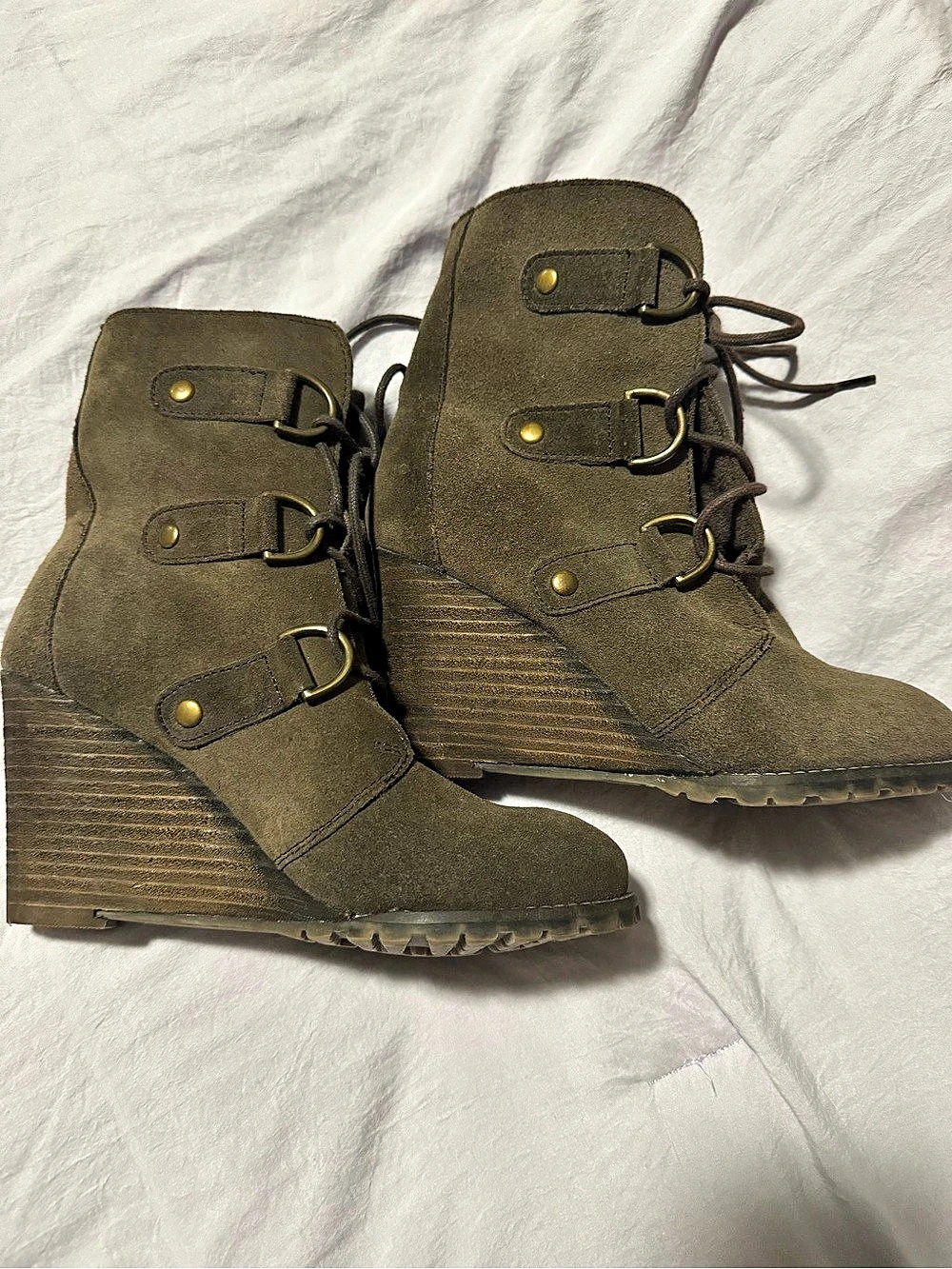 Diba True Wedge Boots US 6